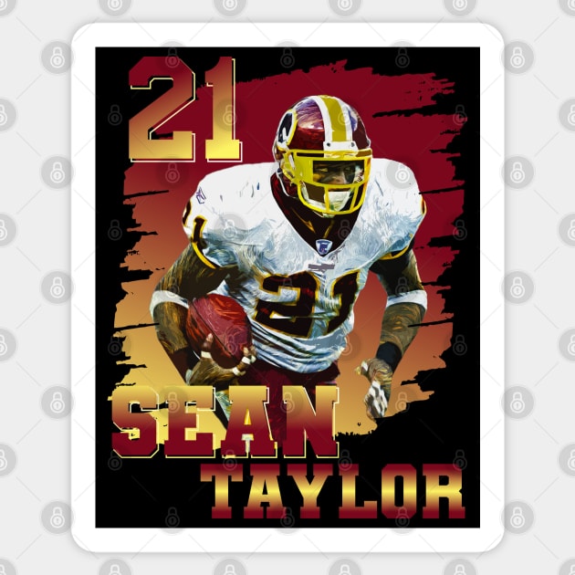 Sean Taylor Sticker by Aloenalone